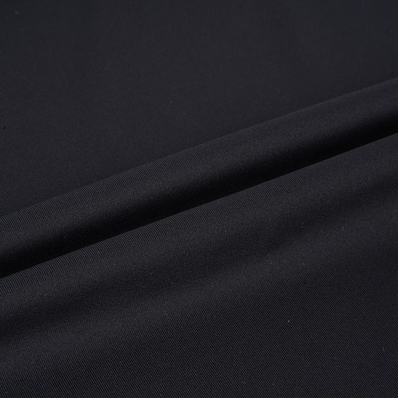 SX211703 LXXVII% Polyester XXIII% Spandex 210GSM Crassium interlock stretce Knyt fabricae pro idoneitatem lapsum